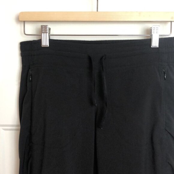 ATHLETA cropped jogger pant black workout out casual wear sz 6 - Picture 4 of 6
